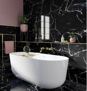 Black Marmour Hoogglans PVC Wandpaneel 120×280