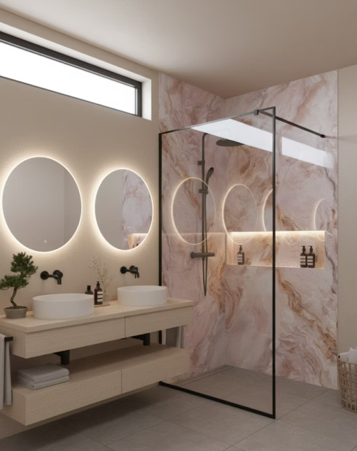 PVC Wandpaneel NOOR Hoogglans -120x280x0,3 cm