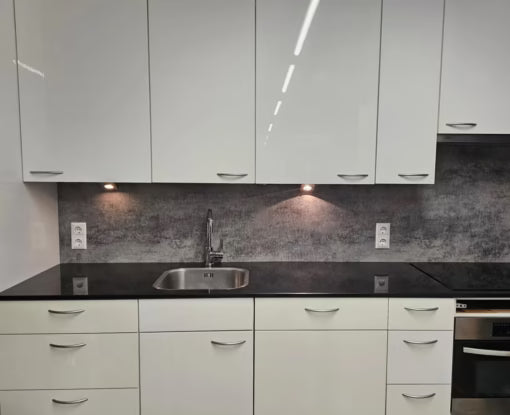 Oxy Grey Mat PVC Wandpaneel 120×280cm