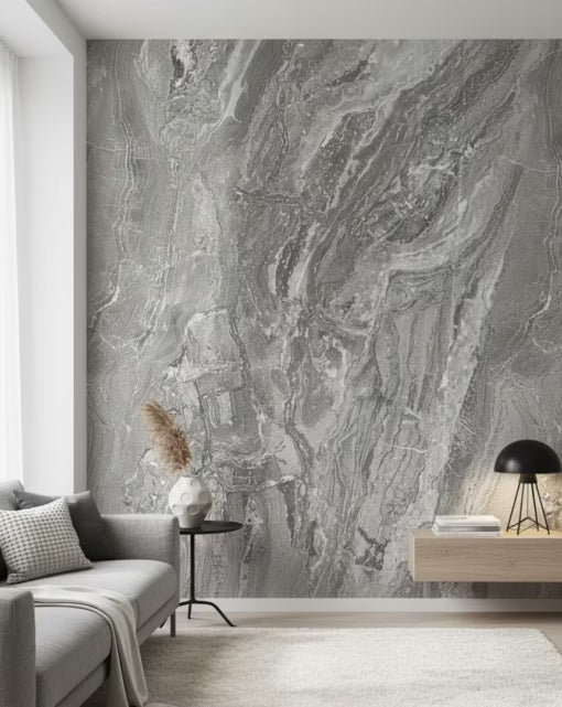 PVC Wandpaneel-Essenza – Hoogglans (grijswit) (120 x 280 x 0,3 cm)