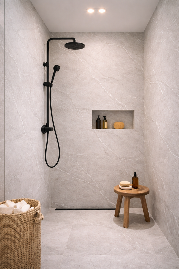 SLATE PERLA MAT PVC Wandpaneel  120×280cm