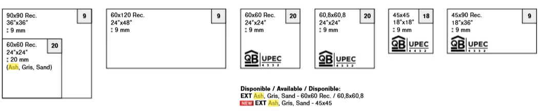60X60N(20MM) ES.ESSEN ASH