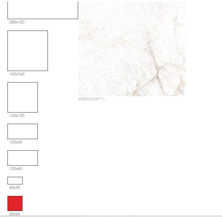 60X60 CRYSTAL WHITE 1.