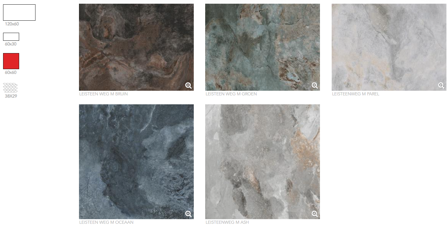 60X60 SLATE WAY M GREEN
