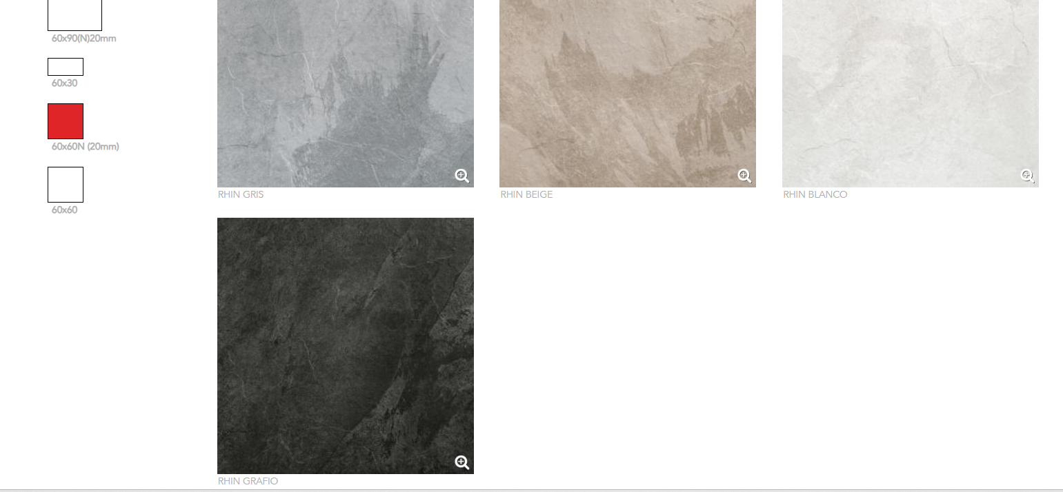 60X60N(20MM) RHIN GRIS