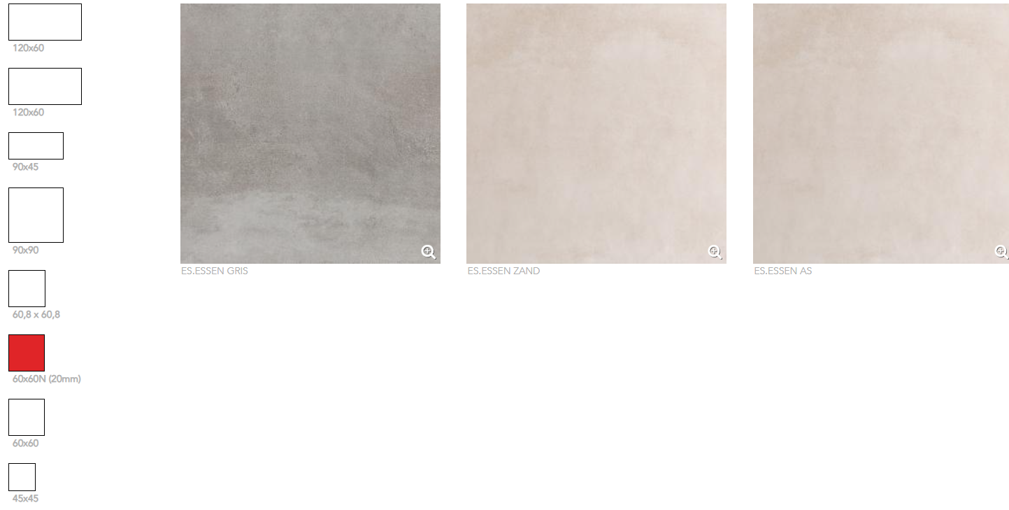 60X60N(20MM) ES.ESSEN ASH