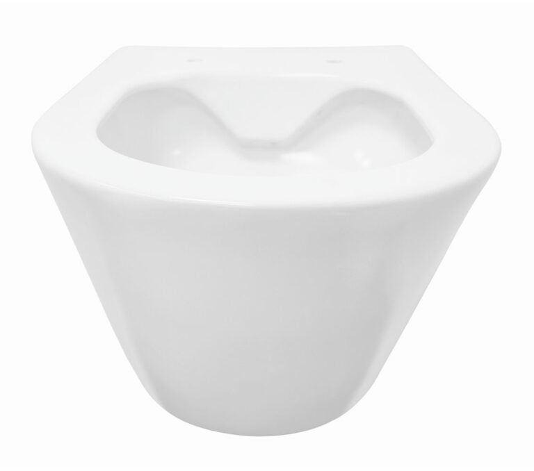 Stereo wandcloset rimless met bidetkraan koudwater mat wit