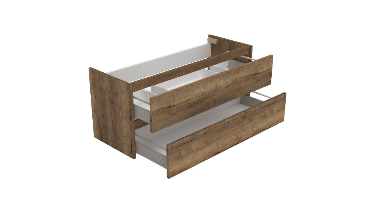 Onderkast Artline met greeplijst in korpus kleur 140 Tabak Oak