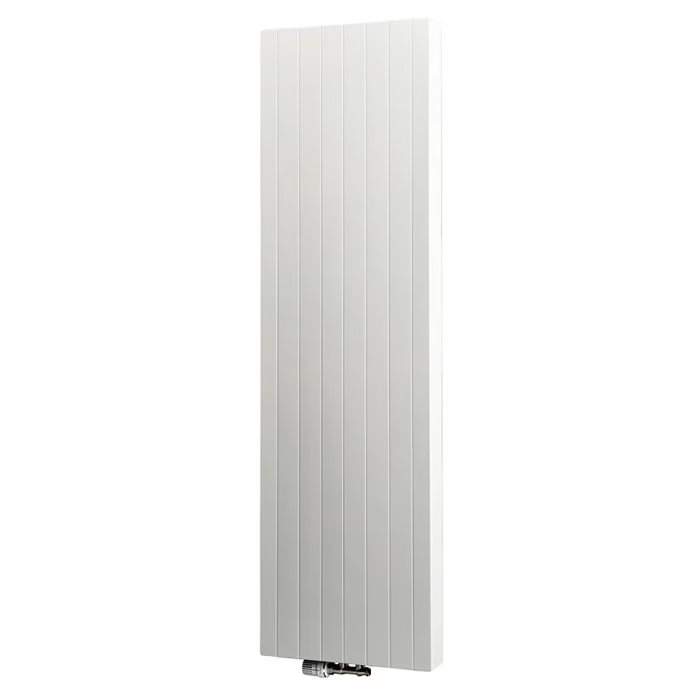 Verticale radiator gegroefde voorzijde – Wit (Ral 9016)- 200×60 cm- Type 20 – 2214 Watt