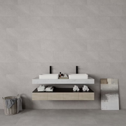 Serene Grijs Mat PVC Wandtegel 30.5x61cm