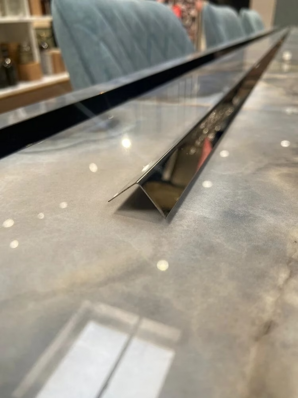 Hoekprofiel tbv. PVC Wandpanelen – Zilver 27 x 280 x 21