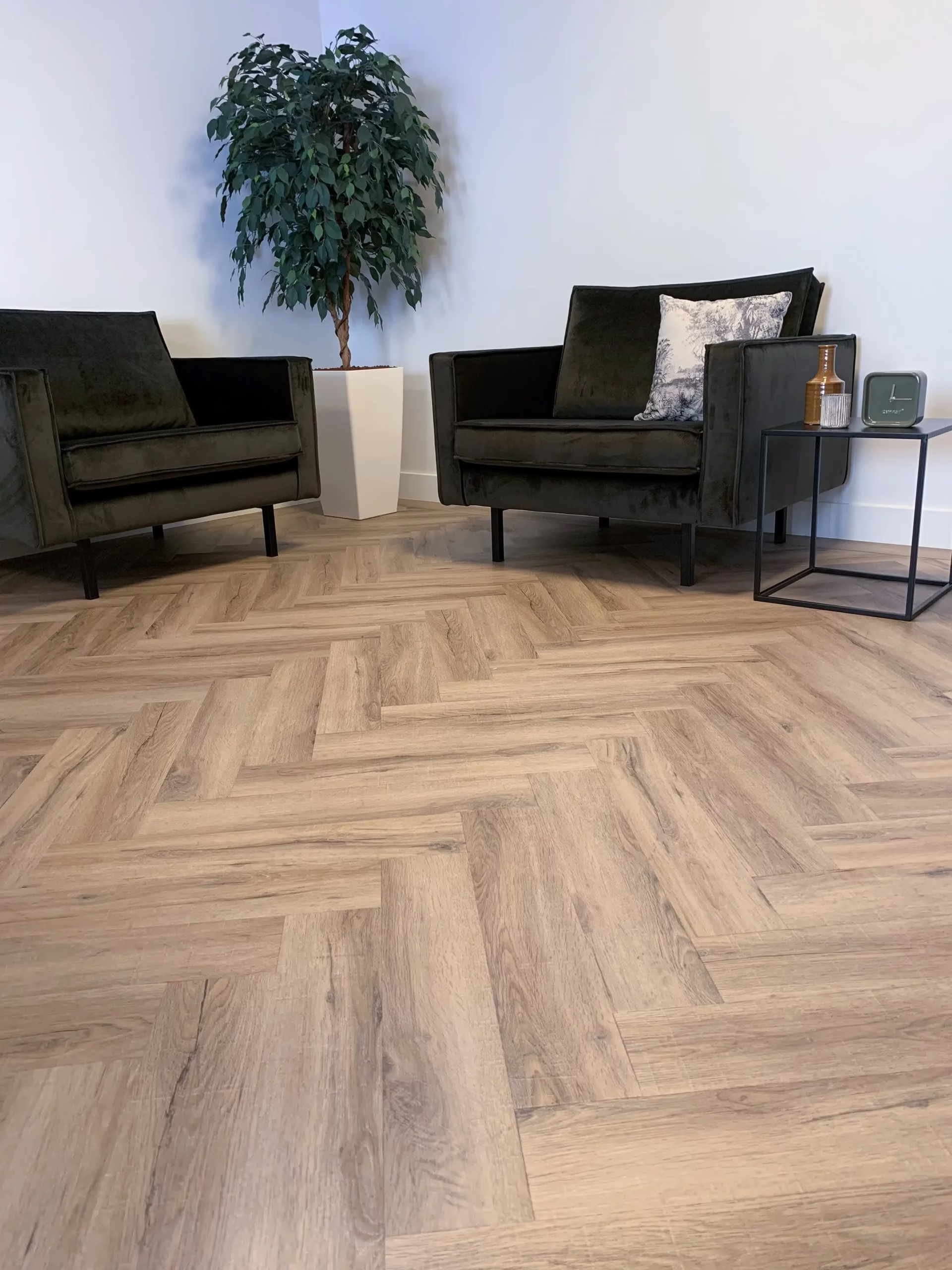 City Visgraat 4700 (dryback) Smoked Oak Light