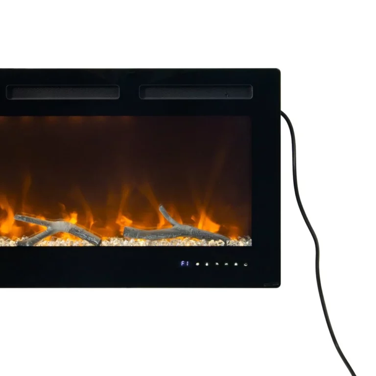 Paris – 127 CM INBOUW Elektrische Sfeerhaard MET VERWARMING + WIFI + APP FUNCTIE