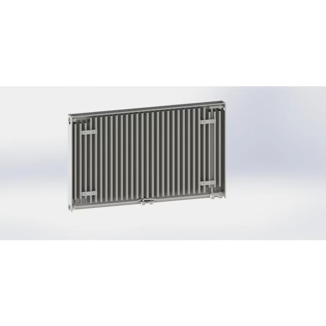 ECA Paneelradiator Compact 8 geribbelde voorzijde – Wit (Ral 9016) -40×80 cm Type 11 – 670 Watt
