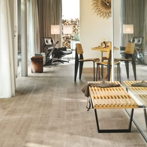 QUICK-STEP | LARGO LPU3985 vintage eik wit LHD