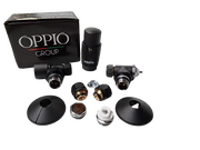 Luxe Zwart thermostatische radiator aansluitset HAAKS – Ltaz-H1