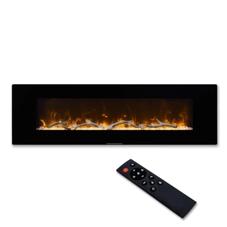 New York – 127 CM OPBOUW Elektrische Sfeerhaard MET VERWARMING + WIFI + APP FUNCTIE