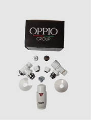 Luxe Wit thermostatische radiator aansluitset HAAKS – Ltaw-H1