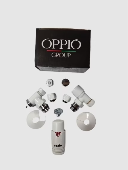 Luxe Wit thermostatische radiator aansluitset HAAKS – Ltaw-H1