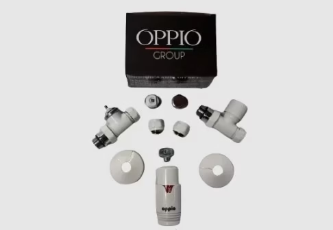 Luxe Wit thermostatische radiator aansluitset RECHT – LTAW-R1