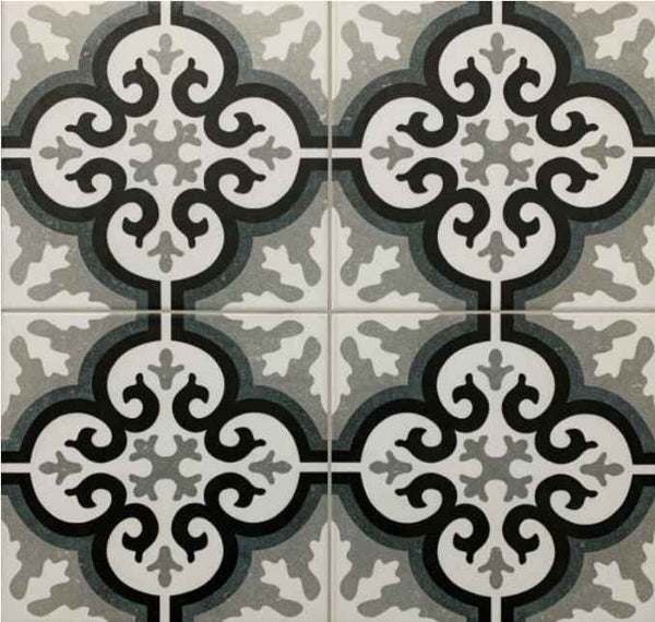 CEMENTO DECOR MANISA BLACK 45x45 Art. 4899