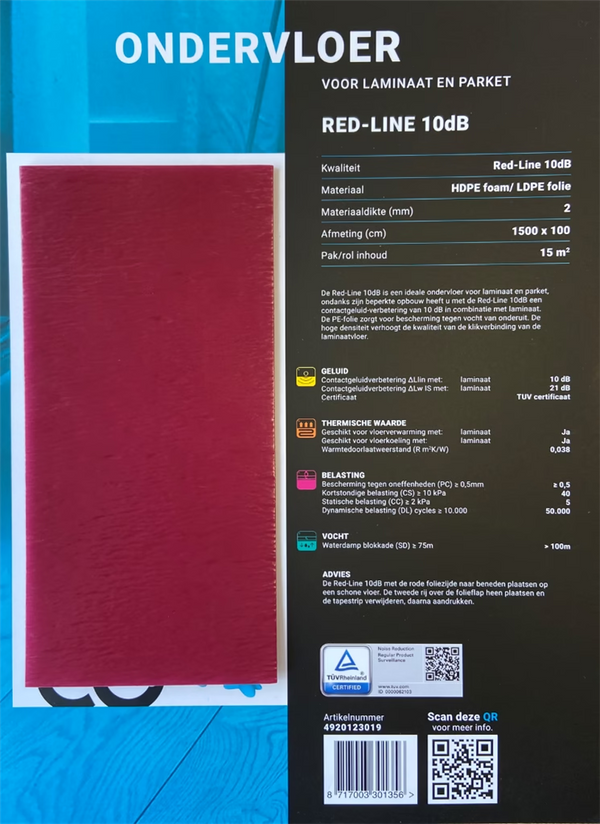 RED-LINE 10DB ONDERVLOER