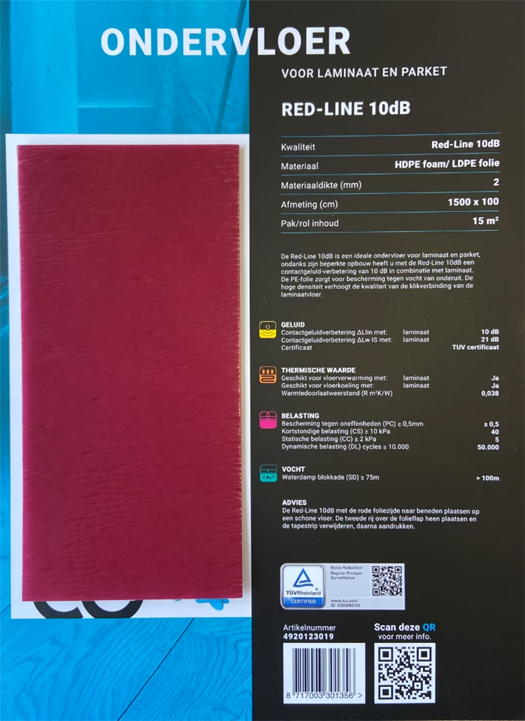 RED-LINE 10DB ONDERVLOER
