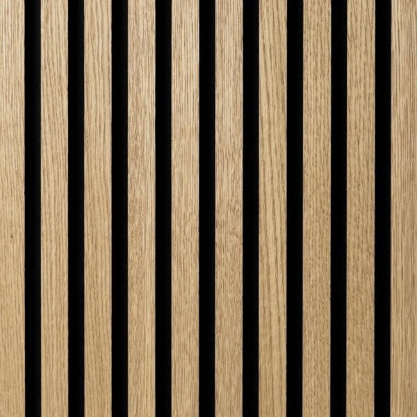 Akoestisch Wandpaneel Hongaars Eiken | 260×52,6cm| Akupaneel