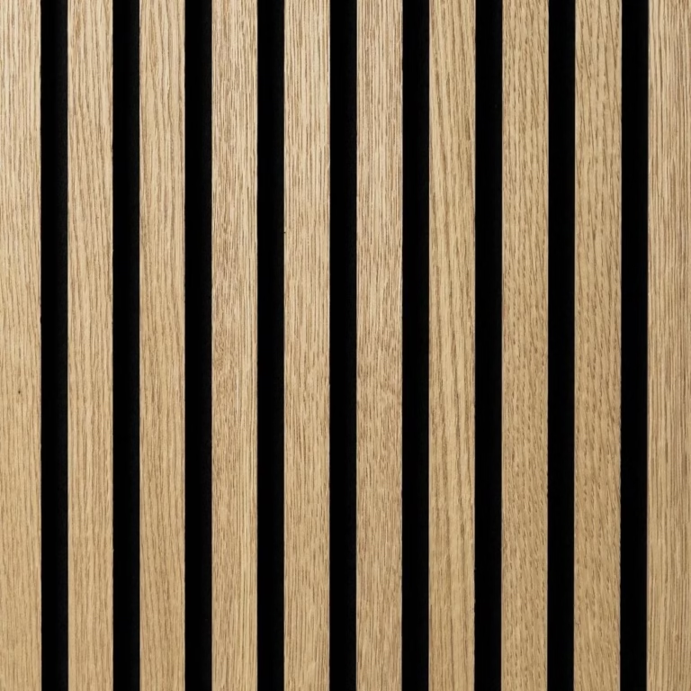 Akoestisch Wandpaneel Hongaars Eiken | 260×52,6cm| Akupaneel