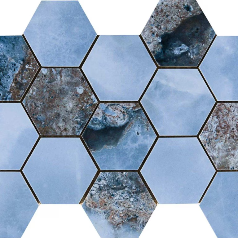 Tegel Danae Navy Hexagon 32,5×22,5 CR.LUX