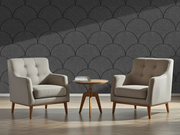 Donker Grijs Viltpaneel Schrub | Akoestisch Vilt Design