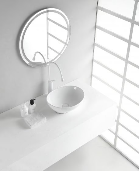 Wiesbaden Barco Opzetwastafel Ovaal