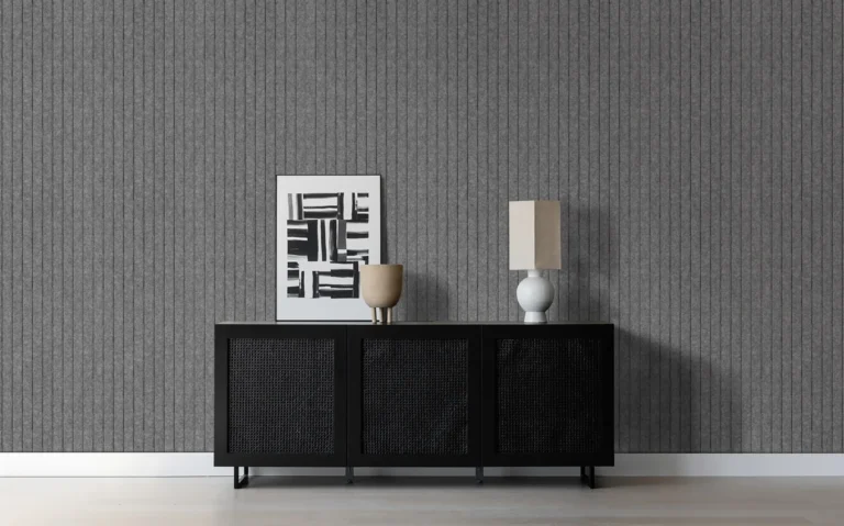 Licht Grijs Viltpaneel Japandi | Akoestisch Vilt Design