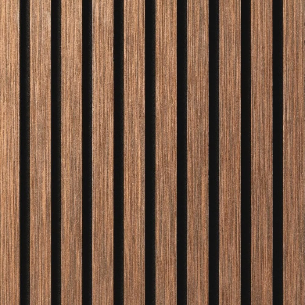 Akoestisch Wandpaneel Gerookt Eiken | 260×60cm | Akupaneel