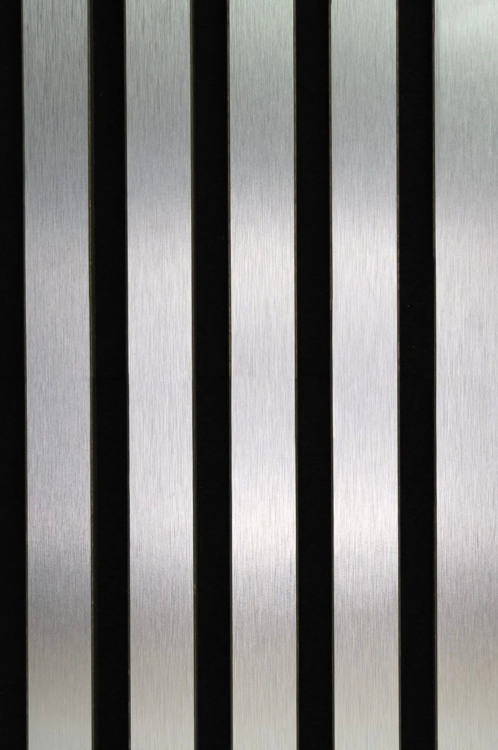 Akoestische Wandpanelen Zilver Metaal Glans | 240x60cm | 2 Stuks Akupanelen