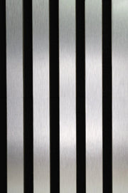 Akoestische Wandpanelen Zilver Metaal Glans | 280x60cm | 2 Stuks Akupanelen