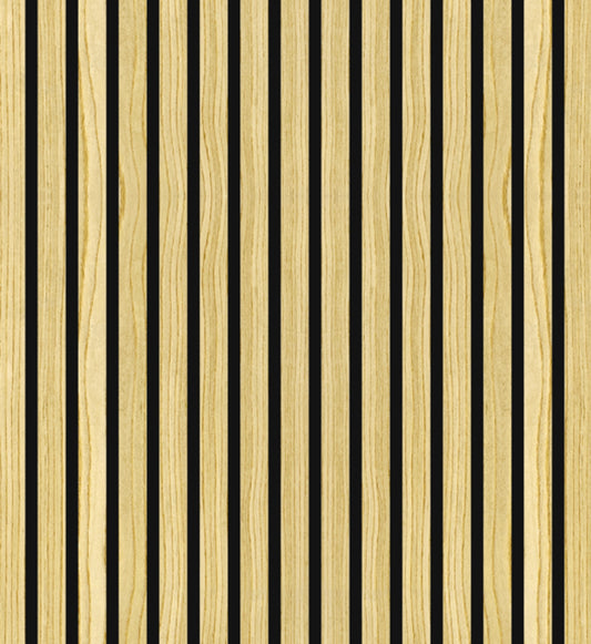 Akoestisch Wandpaneel Licht Eiken Beige | 260×60cm | Akupaneel