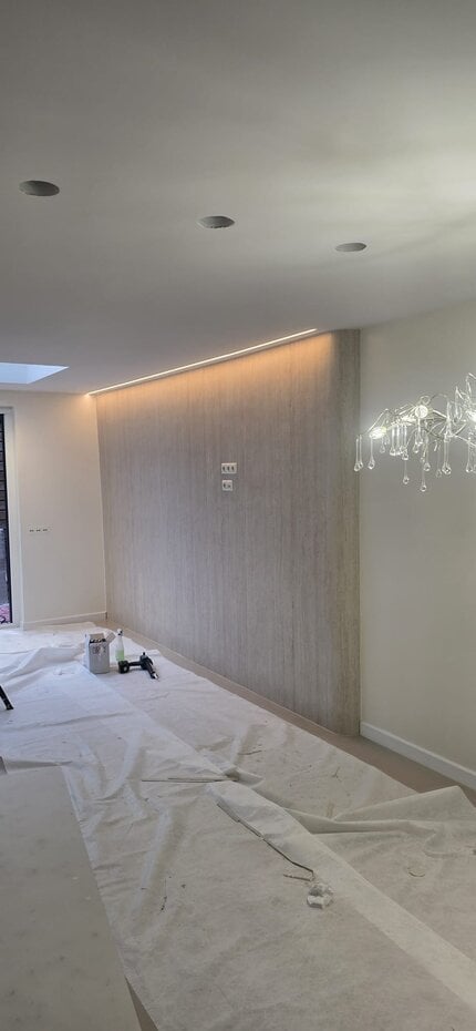 MUOZO MUOZO - Italy Travertin 280x60 Flexibele Wandpanelen