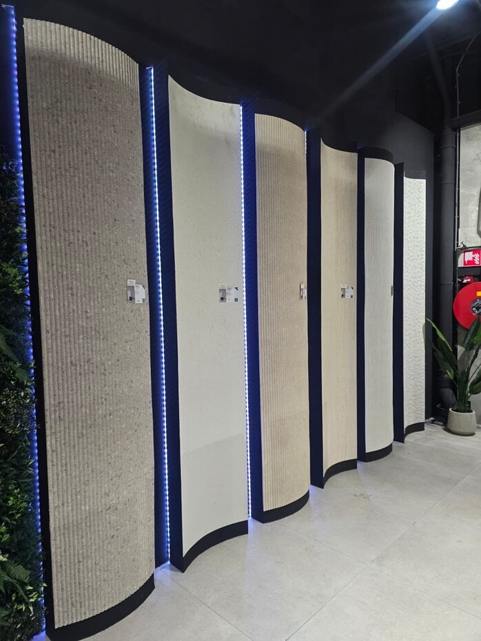 MUOZO MUOZO - ROMAN CULUMNS AZURE 280x60 Flexibele Wandpanelen