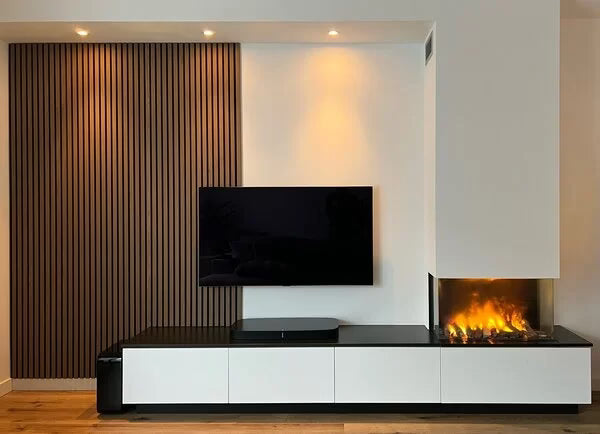 Akoestisch Wandpaneel Walnoot Eiken Supermat | 260×60cm | Akupaneel