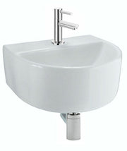 One-Pack Lara fontein 30 x 25 x 12 cm Keramiek Glans Wit+ Amador chroom