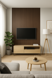 Houten Wandpaneel ESPRESSO ESSENCE - 120x280x0.5 cm