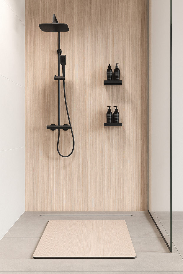 Houten Wandpaneel MERANTI - 120x280x0.5 cm