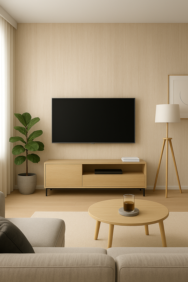 Houten Wandpaneel MERANTI - 120x280x0.5 cm