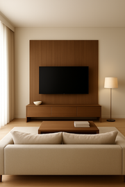 Houten Wandpaneel SMOKED AMBER - 120x280x0.5 cm