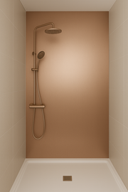 Metaal Wandpaneel KOPER IMPERIAL - 120x280x0.5 cm
