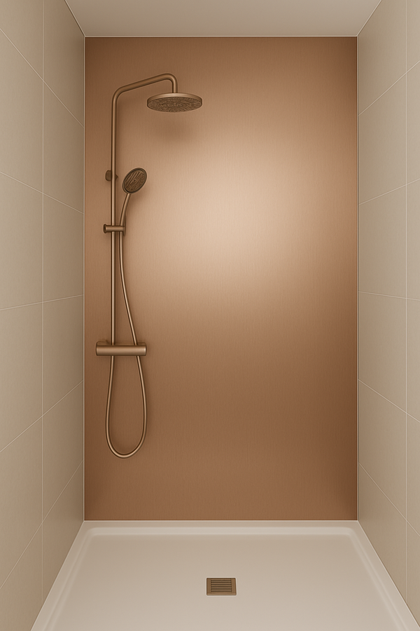 Metaal Wandpaneel KOPER IMPERIAL - 120x280x0.5 cm