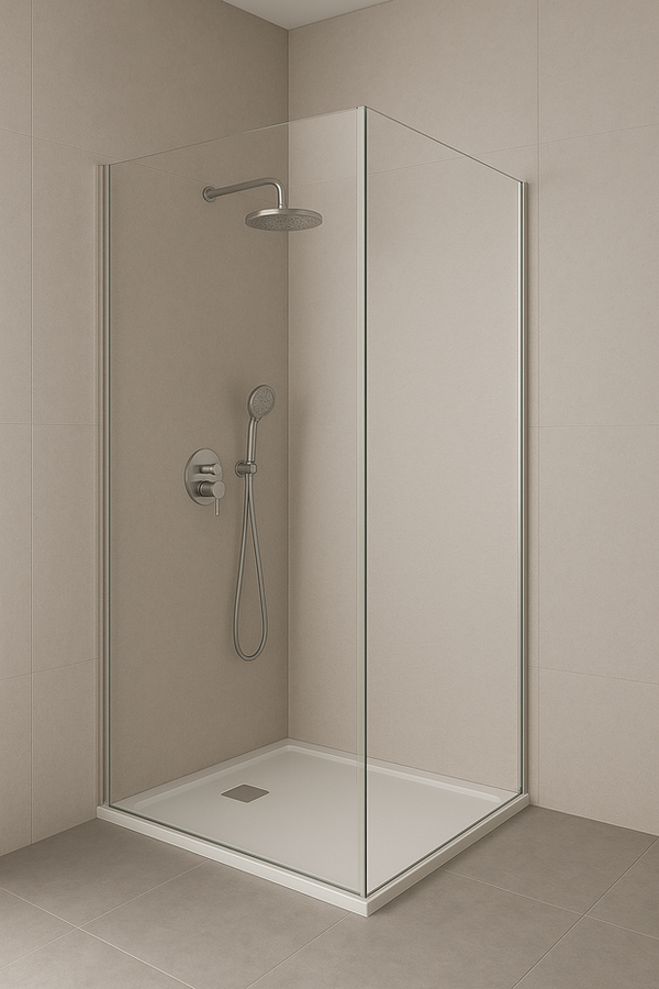 Metaal Wandpaneel ZILVER CELESTE - 120x280x0.5 cm
