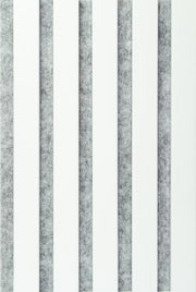 Akoestische Wandpanelen Wit RAL 9016 | 240x60cm | 2 Stuks Akupanelen