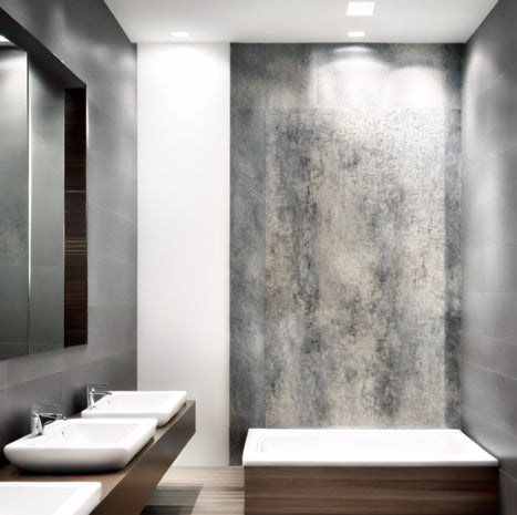 Oxy Grey Mat PVC Wandpaneel 120×280cm